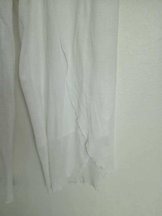 Soft Surroundings White Wisteria Gauze Pants - Picture 5 of 6